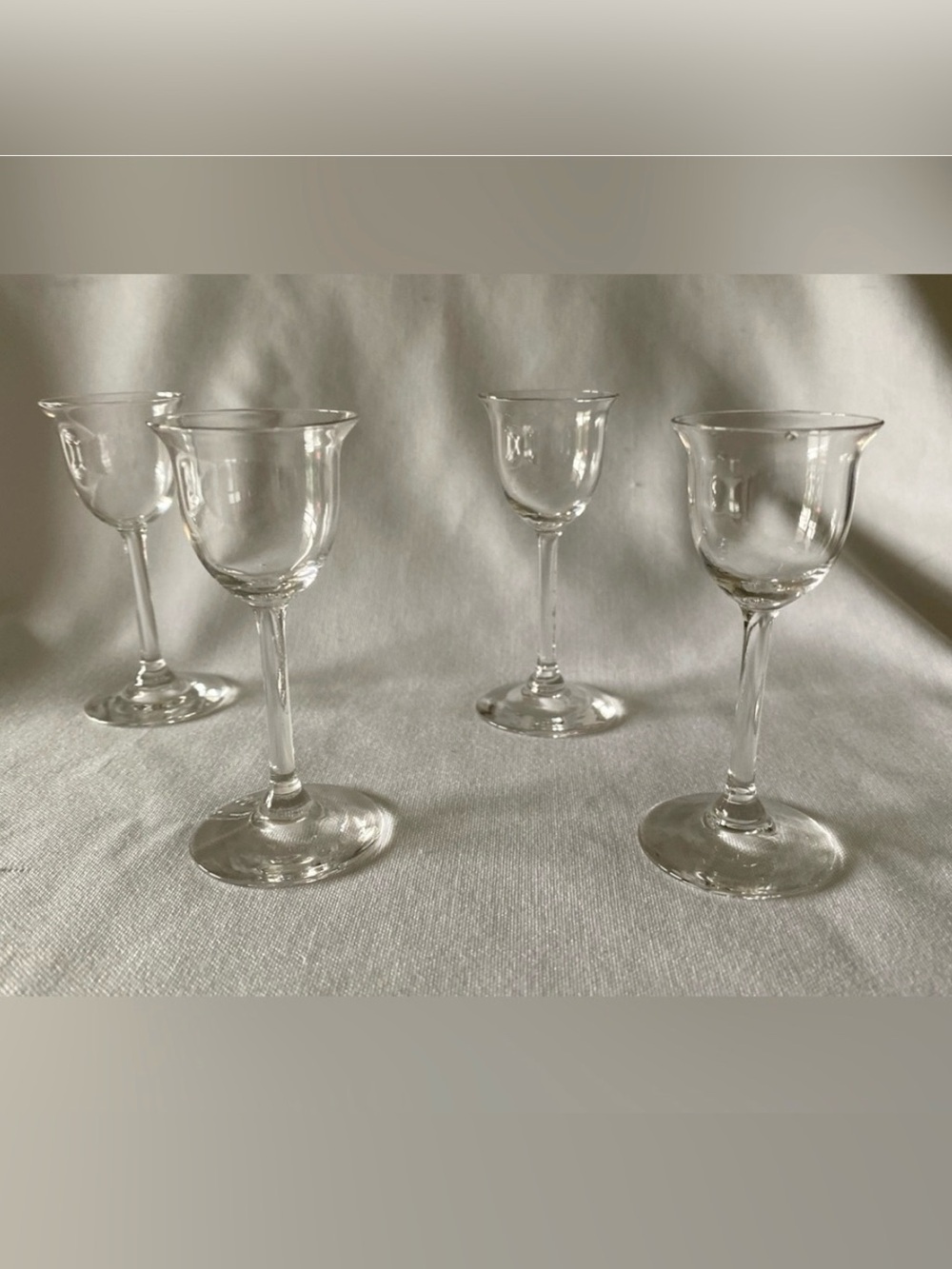 Beautiful Set of 4 Cordial Glasses Adorabley Sweet